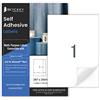 BETCKEY - 200 Fogli, A4 Adesivi per Stampante, Carta Adesiva a Foglio Intero Stampabili per Stampante a Getto d'Inchiostro e Laser, 205 x 297mm
