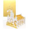 Cologne Cards 'Buon Compleanno Carta POP UP PER NOZZE DI ORO PER NOZZE DI ORO, Noble & 3d fatta a mano carta