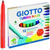GIOTTO be-bè Fila - Giotto 135009 Pennarello Turbomaxi Giotto, 12 Pezzi