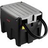 VEVOR Serbatoio per Diesel Portatile Capacità 220 Litri, Serbatoio per Carburante con Pompa di Trasferimento Elettrica da 12 V Potenza 140W, Lunghezza Cavo Alimentazione 3,9m, Nero