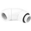 ALPHACOOL Raccordo adattatore Alphacool 45 Grad G1/4 AG 30mm su Bianco