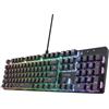 Trust Tastiera meccanica Trust GXT871 Zora Cablato LED RGB Nero [25677]