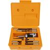 Zohisin Set di alesatura MT2 M10 F1-12 Alesatura da 50 mm con 9 barre di alesatura da 12 mm Accessori per fresatrici per fresatura CNC Alesatura a coordinate Alesatura orizzontale