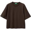 United Colors of Benetton T-Shirt 3BL0E17G5, Marrone, M Donna