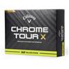 Callaway Golf Chrome Tour X 360 Stripe - Pallina da golf, colore: Giallo