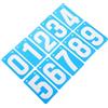 CHILDWEET 10pezzi Tabellone Segnapunti Portatile in PVC Blu Design Ragionevole per Tennis e Sport, Carte Numeriche Pratiche per Registrazione Punteggio