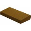 Qianly Cuscino Meditazione Profilo Inclinato Cuscino a Cuneo Estremità Arrotondate Supporto Imbottito per Preghiera, Bordeaux, 45X23X 4-6 CM