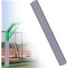 LSMDPT Copertura per Il palo da Basket Cuscino Crash Pad per Colonne Rotonde, Diametro 10 15 20 25 Cm in Grigio/Giallo Imbottitura per Palo da Basket, Imbottitura per Palo(A,Dia 25 cm/H 180 cm)