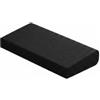 FytStycale Cuscino Meditazione Profilo Inclinato Cuscino a Cuneo Superficie Testurizzata Supporto Imbottito per Preghiera, Nero, 45X23X 4-6 CM