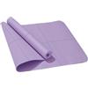ATEUXOL Tappetino Palestra Tappetino yoga sportivo fitness EVA schiuma confortevole spessore 4 mm e pilates ginnastica(Pink)