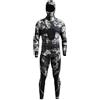 Ronyme Muta Due Pezzi Neoprene Resistente Isolante Termica per Mantenere Calore E Comfort in Acqua Fredda Adatta a Surf Nuoto Subacquea Allenamento, Verde Mimetico, M
