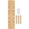 Fonowx Climbing Board Tavola da Allenamento Arrampicata in Legno Multistrato Maniglie Compatta Parete Resistente Adatta a Giovani Appassionati di Fitness Spazi Ristretti Palestra Privata, Stile A