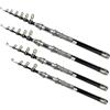 LOVSSU Canne da spinning Canna viaggio 1.5M-2.4M pesca alla carpa 7-10 sezioni Fibra di carbonio for attrezzatura d'acqua dolce in ruscello(1.5M)