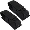 Generic Confezione da 2 Borsetta Strumenti Custodia Torcia Singola, Adattatore Molle Compatto per Piccola Lanterna Ciclismo Sport Outdoor Gara(Natural)