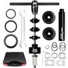 NEWFUN Kit Inferiore Bicicletta,Estrattore Movimento Centrale Bici, Kit per la Stampa del Cuscinetto della Bicicletta,per Il Montaggio e Lo Smontaggio del Movimento Centrale BB86/30/92/PF30 (Nero)