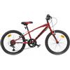 DINO BIKES Bicicletta 20 Pollici MTB Mountain Bike con Cambio 6 Marce