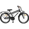 Runheo Bicicletta per bambini da 16 pollici, nera, con telaio in acciaio e parafanghi, per bambini di 4-6 anni, con freno a contropedale, campanello e cavalletto, adatta per tutti i giorni, tour e