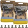 Generic Cinghie Elastiche di Ritenzione for Caricatore Tattico, Cordino Elastico con Linguetta for Tasca Portacaricatore Aperta(Brown)