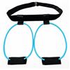 Ronyme Cintura Allenamento Banda Training Fitness Elastico Antiscivolo Materiale Latex Confortevole per Gambe Glutei Cosce Adatta a Casa Palestra Viaggi, Blu, 20LB
