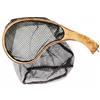 Baoblaze Rete da Pesca con Telaio in Legno Rifinito Maglia per Pesca di Precisione Rete da Lift Professionale Design Compatto per Trasporto Facile Adatta a Pesca Fly Fiume Torrente, Manico Curvo A