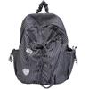 Generic Zaino estetico in nylon scozzese di grande capacità zaino da scuola preppy zaino da viaggio per ragazze zaino casual universitario, Nero , 16.14x11.42x5.51(inch), alla moda