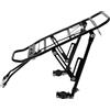 CHILDWEET Portapacchi Nero e Lega Posteriore per Alluminio in Bici Bicicletta di Leggero Compatto, Adatto da Mountain Bike Corsa, per Uso Outdoor