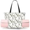 ZYJHYY White Tree - Borsa da yoga da donna, con stampa mimetica, con tappetino da yoga, borsa da trasporto per allenamento pilates