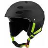 AsrMyjcx Casco Protettivo Guo Resistente per Uso Adulto con Imbottitura Regolabile E Ventilazione Avanzata per Snowboard Adatto per Slalom Slope Montagna Sport Invernali, Nero, S【51-54CM】