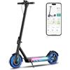 Aimittie Monopattino Elettrico per Adulti, Pneumatici 10, Motore Potente 500W, Autonomia fino a 45 km, Velocità Massima 25 km/h, Doppio Sistema di Illuminazione e Freni a Tamburo, Controllo via App Smart
