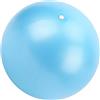 HUSHUI Palla da Yoga Resistente da 25 Cm per Fitness e Pilates, Piccola Palla da Esercizio per Equilibrio e flessibilità, PVC Atossico, Include 1 Mini da Yoga e 1 Tubo (Blu)