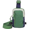 ChicLitonor Pack Multifunzionale Borsa Petto Tracolla Mini Resistente Acqua per Uomini Donne Adatto a Sport Viaggi Trekking Campeggio, Verde
