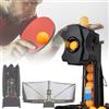 Generic Macchina automatica per allenamento con palline da ping pong con 7 modalità di rotazione e 9 modalità di rotazione, lanciatore portatile per principianti e pratica da solista