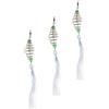 Beaupretty Kit Reti da Pesca 3 Pezzi in Ferro e Nailon, Leggero e Facile da Usare, Accessori per Pesca all'Aperto per la Pesca alla Trota