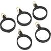 HUSHUI Supporto per Gancio per Canna da Pesca 5 Pezzi in Acciaio Inossidabile Premium e Gomma Installazione Semplice per Accessori per Canna da Pesca (Medio)