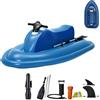 KAIKAFEI Barca Gonfiabile Motorizzata con Propulsore 500W, Jet Ski Elettrico 10 velocità e Scooter Subacqueo Manuale Kit, Tavola da Surf Batteria 10000mAh per Adulti