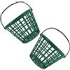 SAFIGLE Storage container portatile in plastico per palline da golf e tennis, colore verde, capacità 50 pezzi, ideale per il golf