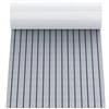 QAUUCP Eva Tappetino Antiscivolo per Barca 2400x450x6mm Eva Schiuma autoadesiva Pavimentazione for Barche Finto Teak Copriletto for Barca Marine Yacht RV Deck Mat(Grey)