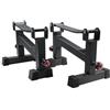 Generic Supporto per bilanciere regolabile a 5 livelli da palestra piattaforma per uso domestico regolabile in altezza panca rack 30-40 cm