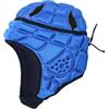 hindraem Casco da rugby per bambini, resistente, con imbottitura morbida, con cinturino regolabile per il mento, traspirante, caldo e confortevole, con, Rosso, S