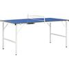 Runheo Tavolo da ping pong pieghevole da 5 piedi, in MDF e acciaio, 152 x 76 x 66 cm, con rete, mobile e salvaspazio, per interni, esterni, allenamento, tempo libero e competizioni