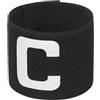 Kisangel Fascia Capitano Calcio Nera in Nailon Design Antiscivolo e Comfort Elevato per Festa Calcio Decor e Allenamenti di Football Colore Casuale