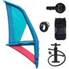 XGHDPBM Windsurf Aquilone da surf, Ala gonfiabile for aquilone da surf, Ala gonfiabile portatile, Aquilone da kitesurf, Design di finestre, for Wind Wing Foiling, Surf, Sci sulla neve, Giochi acquatici(4.2m²)