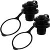 WATIIFUFU Adattatore Valvola Aria Sigillo Ermetico Resistente per Kayak Gonfiabile 2 Pezzi in PVC e Avventure All'aperti per Sport Acquatici