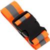 LIGHTAOTAO Fascia Riflettente Elastica per Sport Cintura Regolabile Arancione, Materiale Confortevole, per Escursionismo e Arrampicata in Sicurezza Notturna