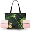 ZYJHYY Borsa da yoga da donna con stampa di rana dell'albero della pace con tappetino da yoga borsa da trasporto per allenamento pilates
