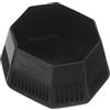 SAFIGLE Tappo Fondo Manico Racchetta Tennis Nero Antiscivolo in Plastica per Accessori Racchetta e Tennis