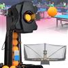 Generic Macchina automatica per servire ping-pong con rete di raccolta, 7 angoli regolabili, capacità di 300 palline per allenamento ping pong