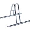 Andrys Rastrelliera Biciclette 1 Posto Alto - Porta Bici da Terra Modulabile per Congiungere art. 1003EC, 1004EC e 1005EC - Acciaio Zincato a Freddo (Argento)