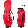 CVHfhjTG sacca da golf, Borse for carrello da golf for donna/uomo, Borsa for trasporto con ruote/freni universali, leggera for Divisorio a 6 vie for campo(Grey)