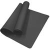 ATEUXOL Tappetino Palestra Tappetino da yoga in EVA spesso 4 mm, coperta antiscivolo for tappetino fitness sportivo for esercizi di ginnastica pilate(Black)